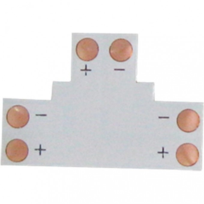 Гибкая соединительная плата ECOLA LED STRIP 220V CONNECTOR T для зажимного разъема 4-х конт. 10 mm уп. 5 шт. SC41FTESB Гибкая соединительная плата ECOLA LED STRIP 220V CONNECTOR T для зажимного разъема 4-х конт. 10 mm уп. 5 шт. SC41FTESB