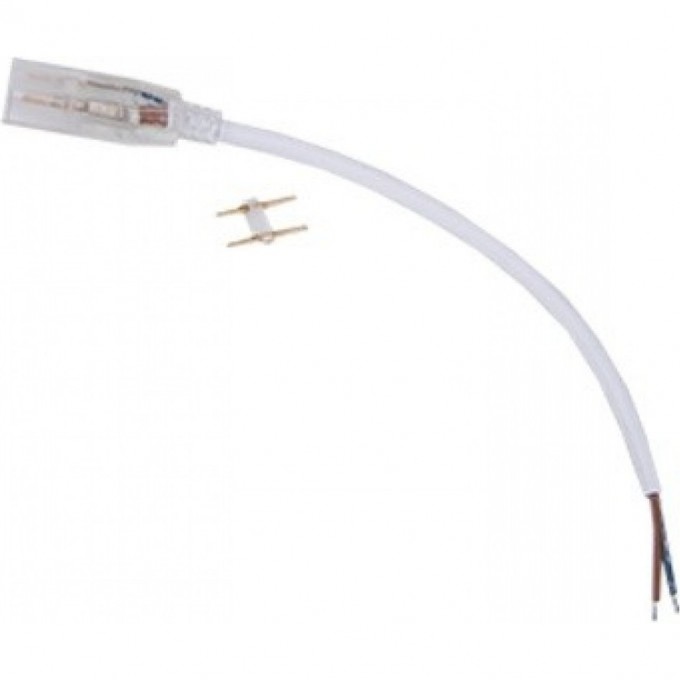 Кабель RGB ECOLA LED STRIP 220V CONNECTOR END CAP 150мм с муфтой и разъемом IP68 для ленты RGB 16x8 SCJM16ESB Кабель RGB ECOLA LED STRIP 220V CONNECTOR END CAP 150мм с муфтой и разъемом IP68 для ленты RGB 16x8 SCJM16ESB