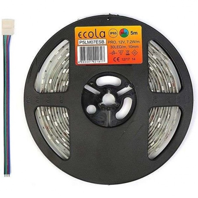 Однотонная светодиодная лента ECOLA LED STRIP PRO на катушке 5м P2LW07ESB Однотонная светодиодная лента ECOLA LED STRIP PRO на катушке 5м P2LW07ESB