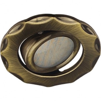 Светильник ECOLA MR16 DH07 GU5.3 встр. поворотный Звезда (скрытый крепеж лампы) Бронза 25x88 (кd74) Светильник ECOLA MR16 DH07 GU5.3 встр. поворотный Звезда (скрытый крепеж лампы) Бронза 25x88 (кd74)