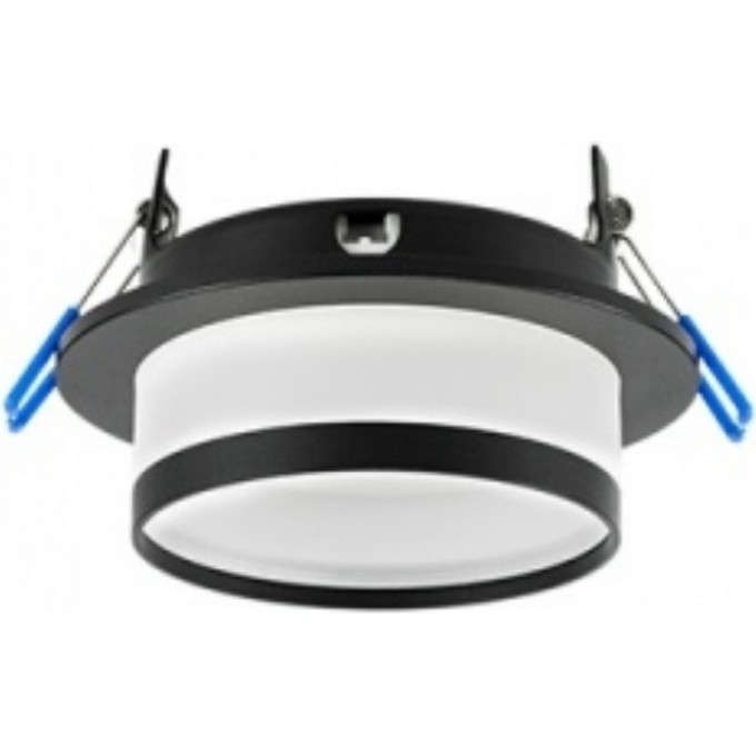 Светильник встраиваемый ECOLA GX53 H4 SP5372 с полосой черный матовый 110х65 SR532BECB Светильник встраиваемый ECOLA GX53 H4 SP5372 с полосой черный матовый 110х65 SR532BECB