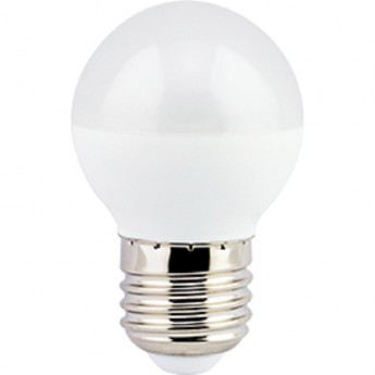 Светодиодная лампа ECOLA LIGHT GLOBE LED 5,0W G45 220V E27 4000K шар 75x45