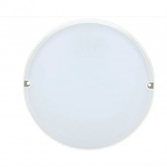 Светодиодный светильник ECOLA LED ДПП Круг накладной IP65 матовый белый 12W 220V 6500K 140x40 Светодиодный светильник ECOLA LED ДПП Круг накладной IP65 матовый белый 12W 220V 6500K 140x40