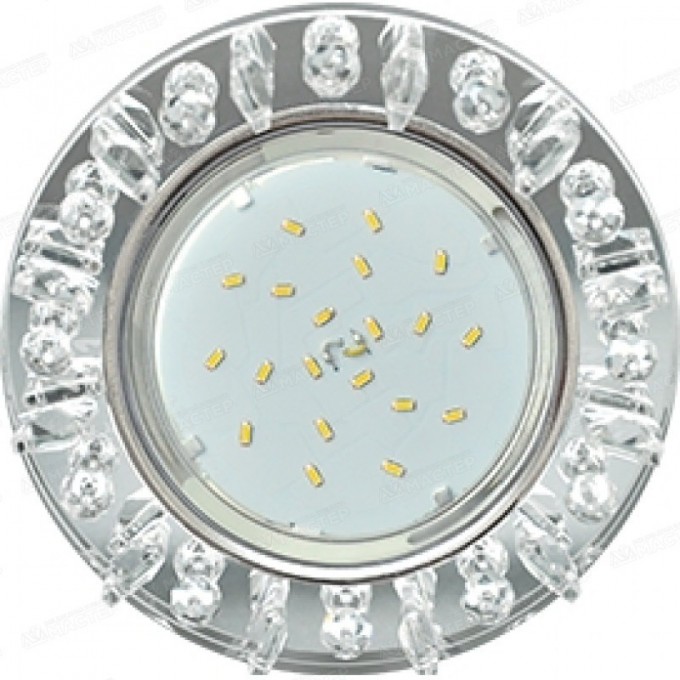 Встраиваемый светильник ECOLA GX53 H4 GLASS хром FK53RNECB Встраиваемый светильник ECOLA GX53 H4 GLASS хром FK53RNECB