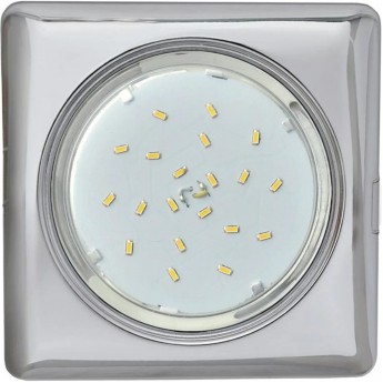 Встраиваемый светильник ECOLA GX53 H4 FS53N4ECB хром-сатин Встраиваемый светильник ECOLA GX53 H4 FS53N4ECB хром-сатин